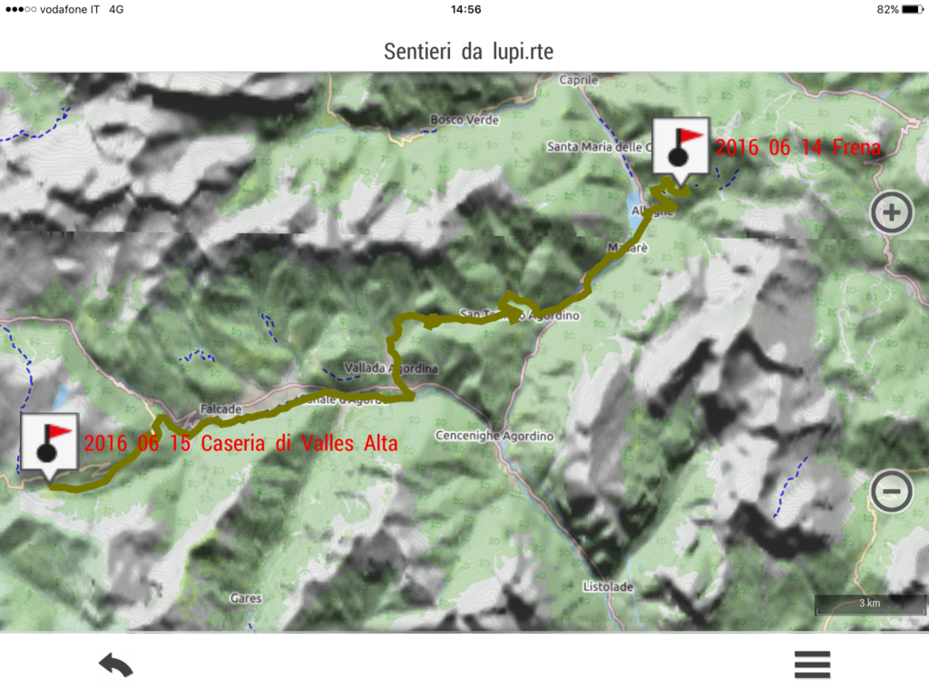 XII tappa: Caseria di Valles alta