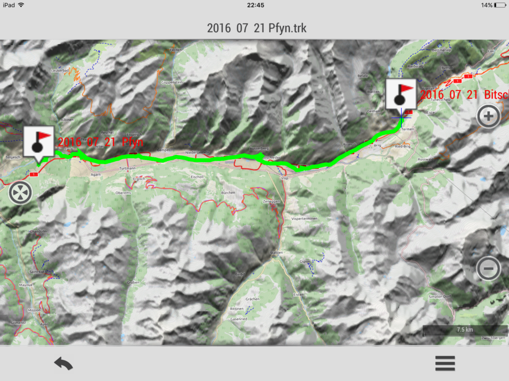 2016 07 21 XLV tappa: Pfynwald