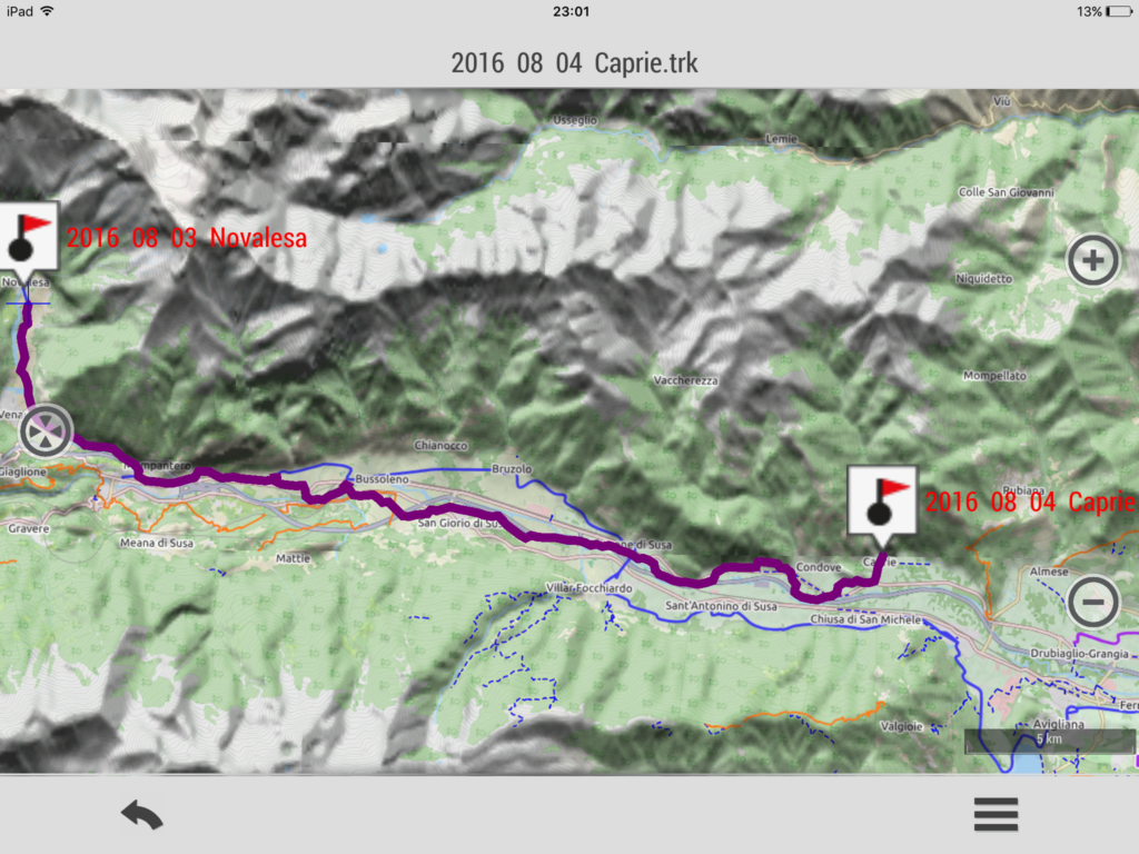 2016 08 03 LIX tappa: Caprie. Sosta in attesa del maniscalco fino al sette agosto